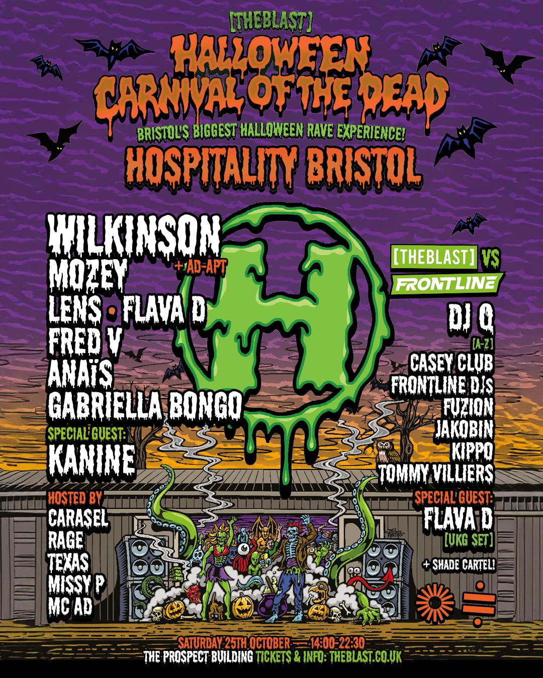 Hospitality X [The Blast] Halloween Carnival Of The Dead