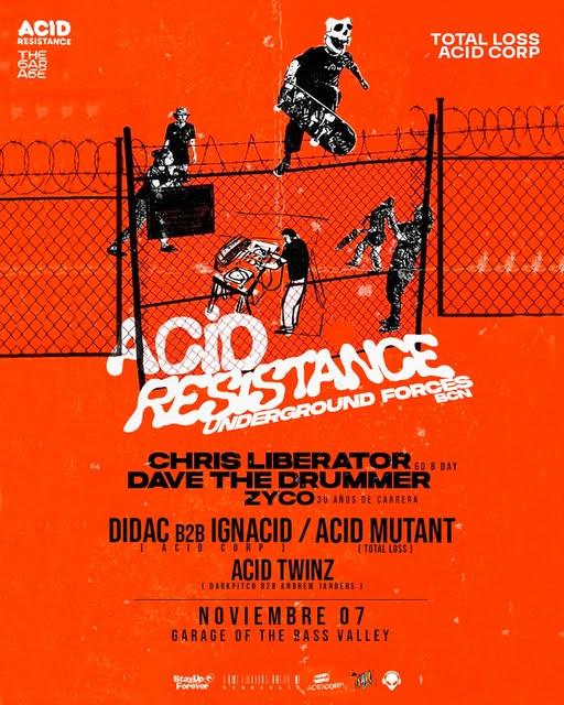 Acid Resistance Presenta: Underground Forces Bcn