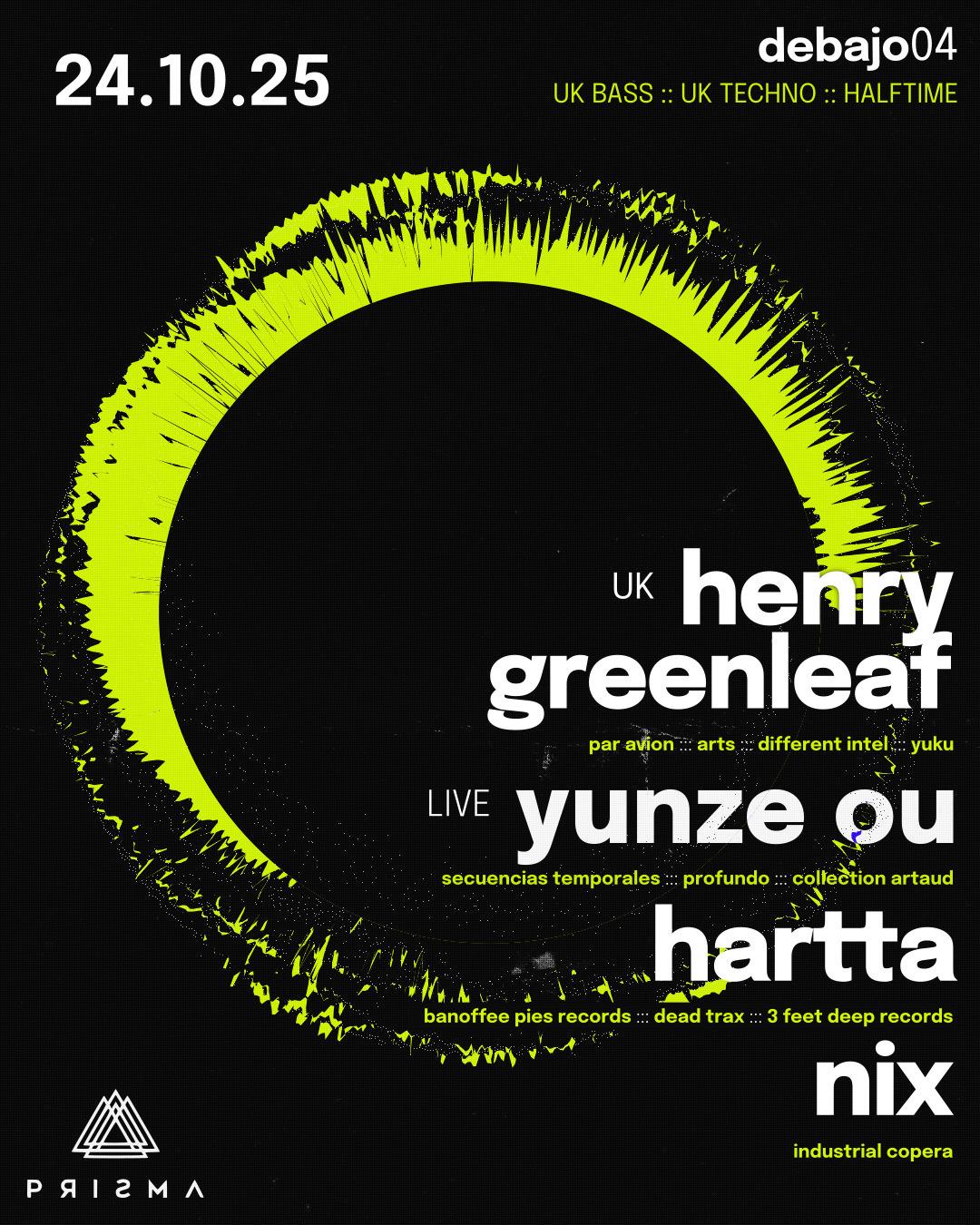 Debajo Pres. Henry Greenleaf En Prisma