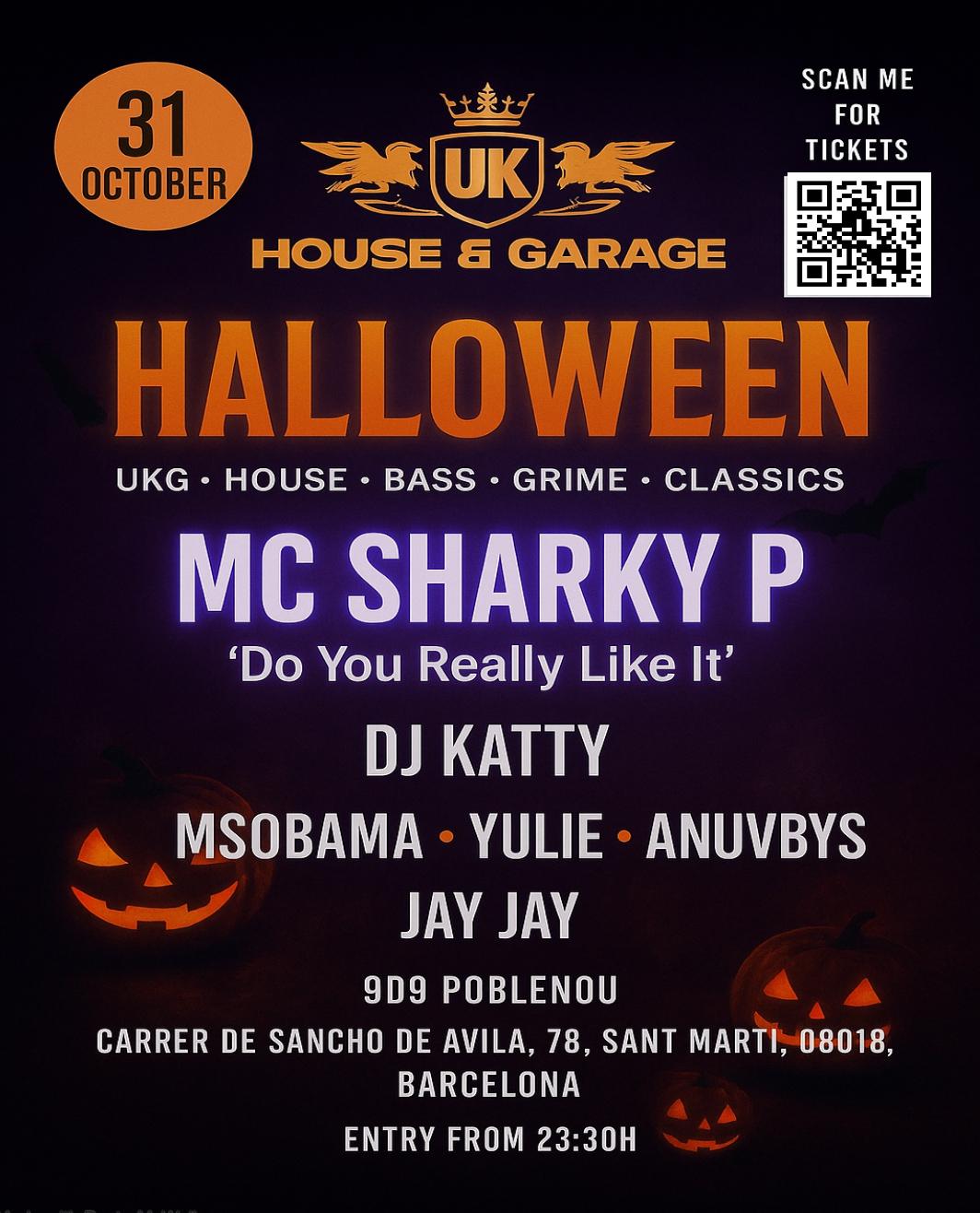 Uk House And Garage In Barcelona Halloween Special