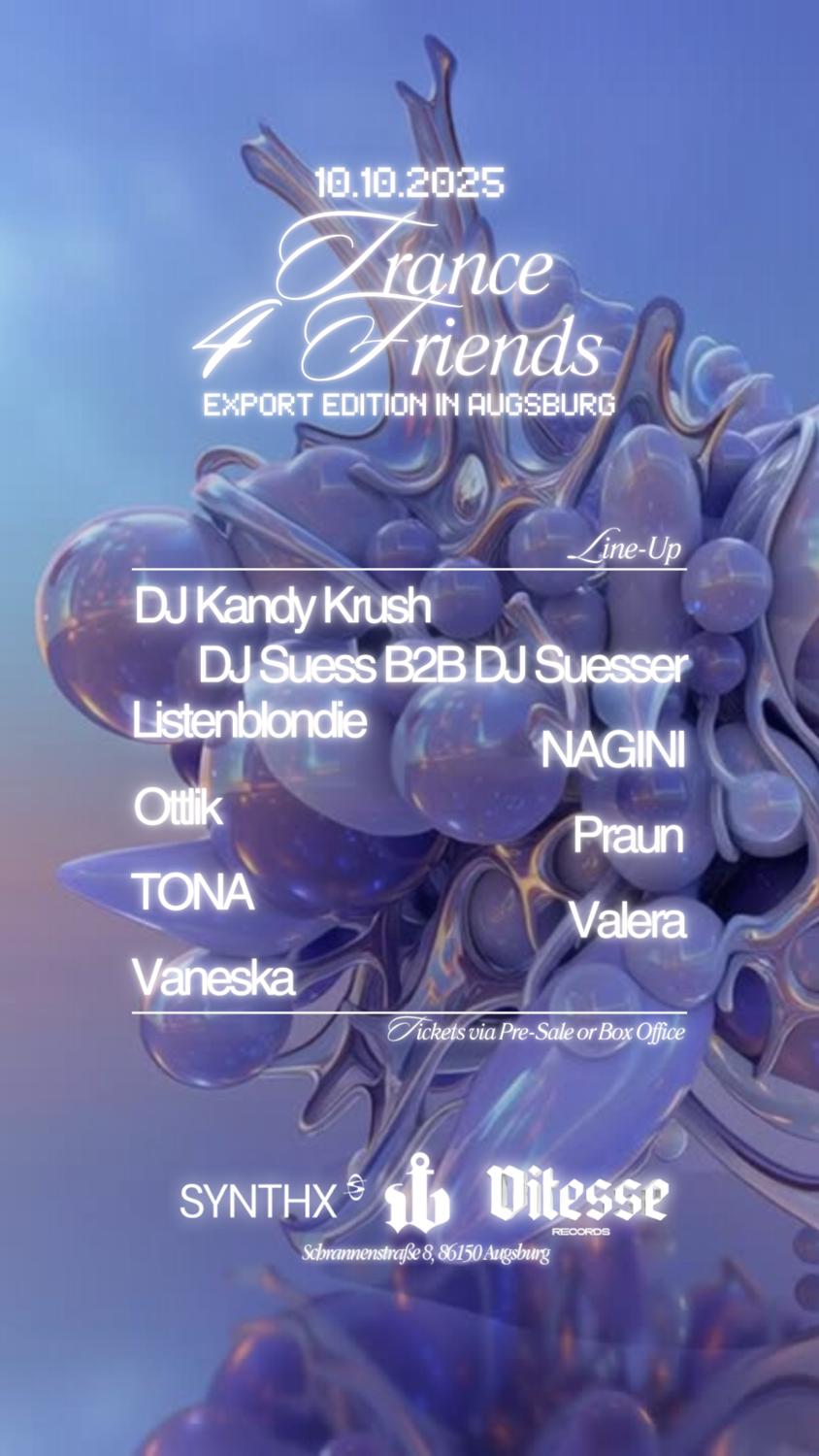 Trance 4 Friends - Synthx Records X Vitesse Records