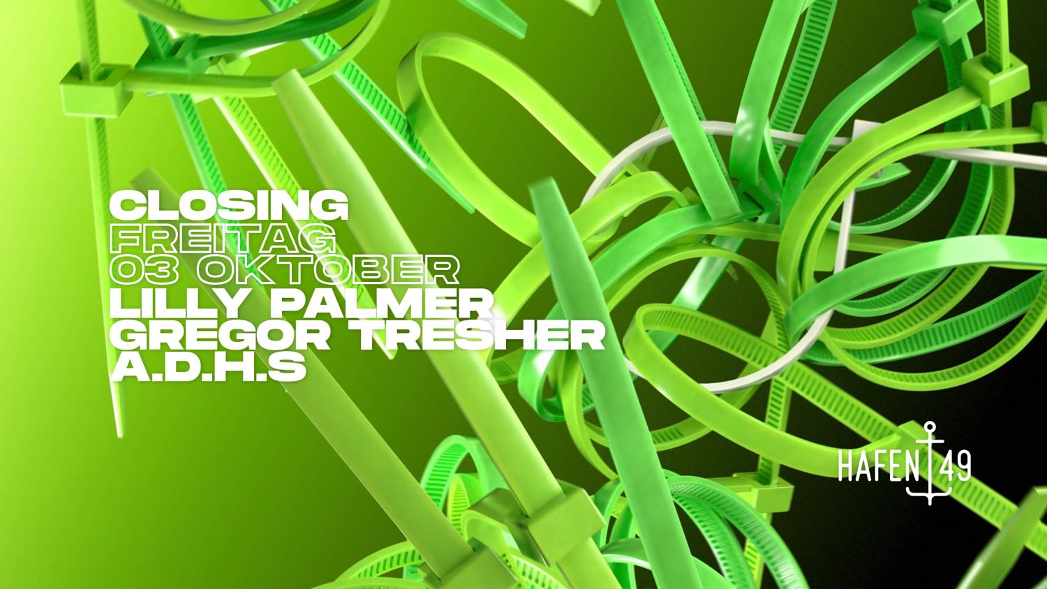 Closing: Lilly Palmer, Gregor Tresher, A.D.H.S