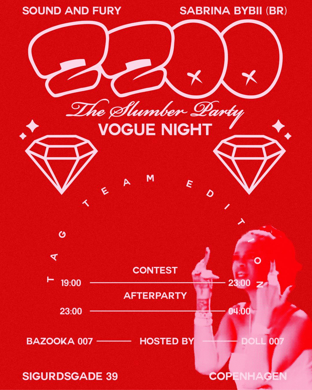 The Slumber Party Vogue Night - Tag Team Edition At Klubben