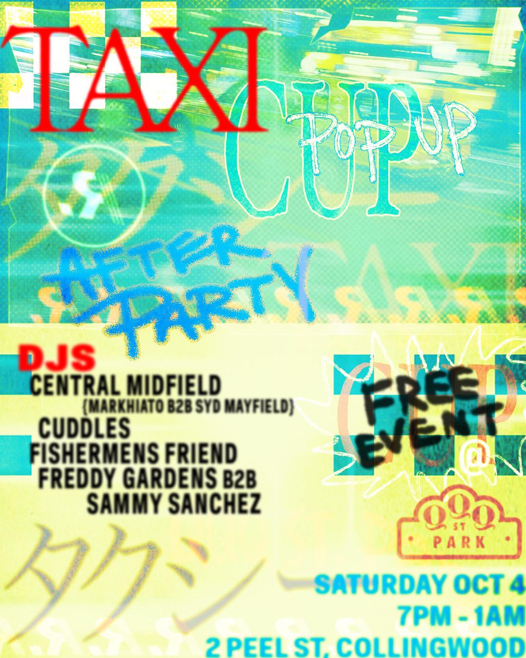 Taxi Cup, Tokyo Pop Up - After Party