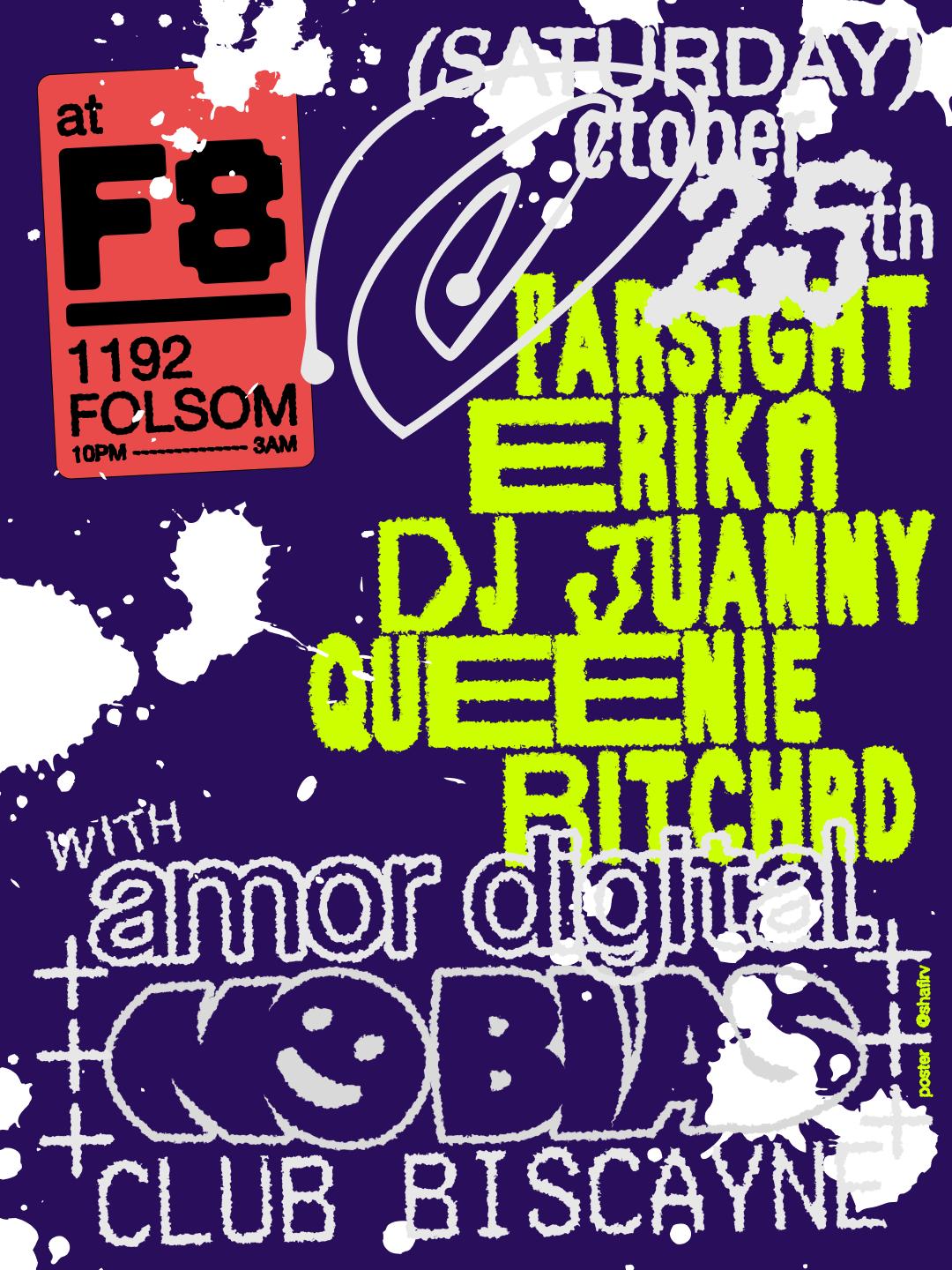 Club Biscayne: Amor Digital X No Bias Ft. Farsight, Erika, Dj Juanny, Ritchrd & Queenie