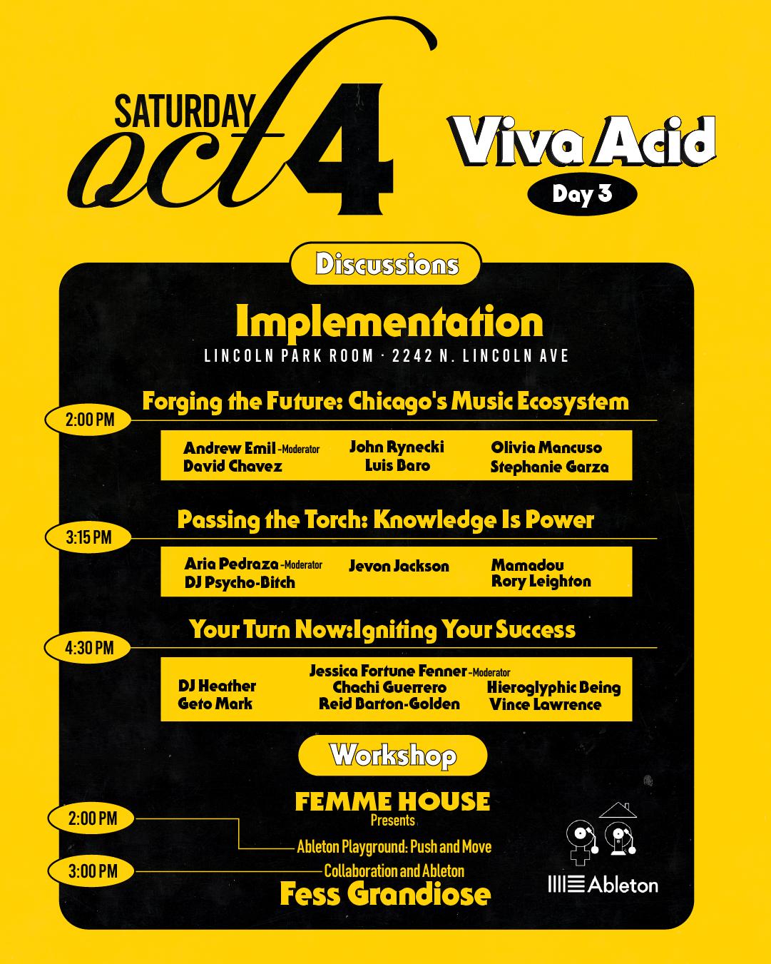Viva Acid Day 3: Implementation