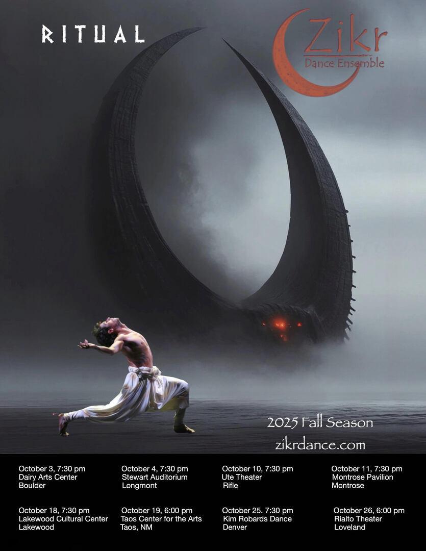 Zikr Dance Ensemble Presents 'Ritual' At Loveland'S Rialto Theatre October 26