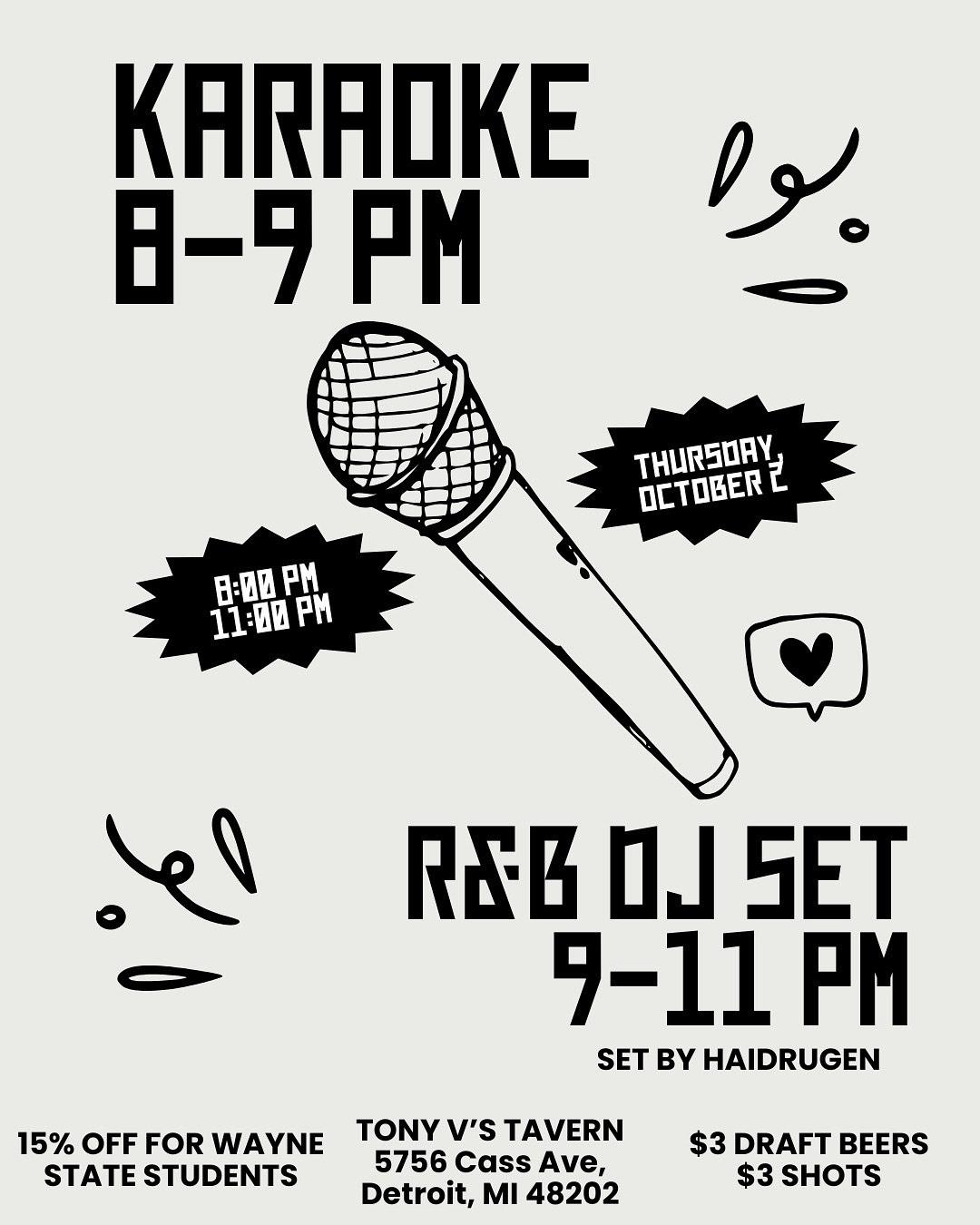 R&B Throwback Dj Set + Karaoke