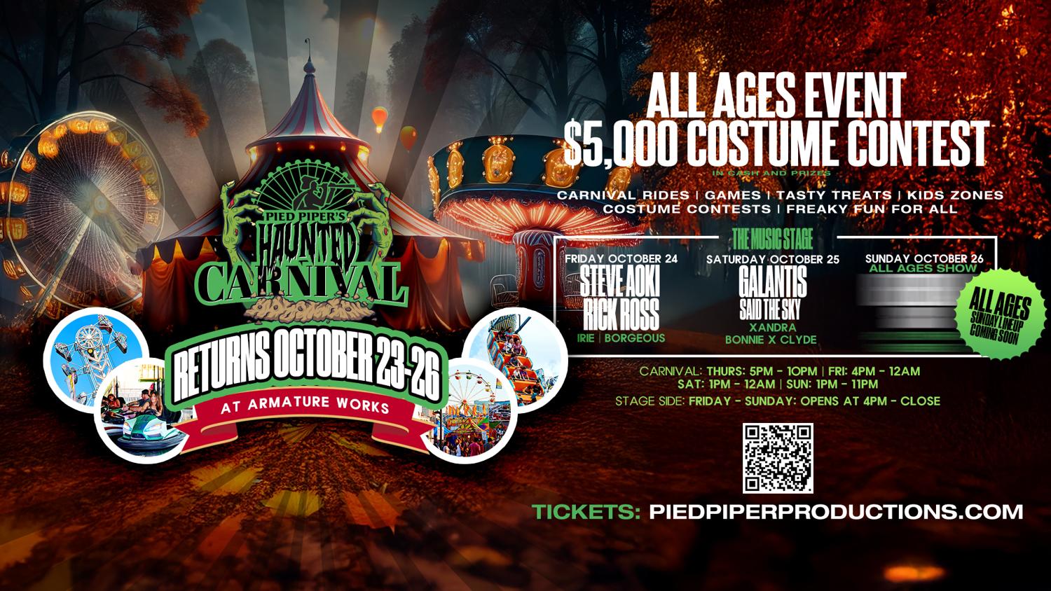 Pied Piper'S Haunted Carnival (4Th Annual)
