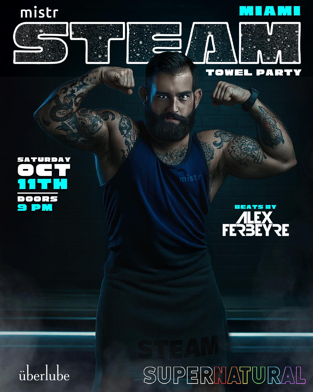 Steam Towel Party Miami