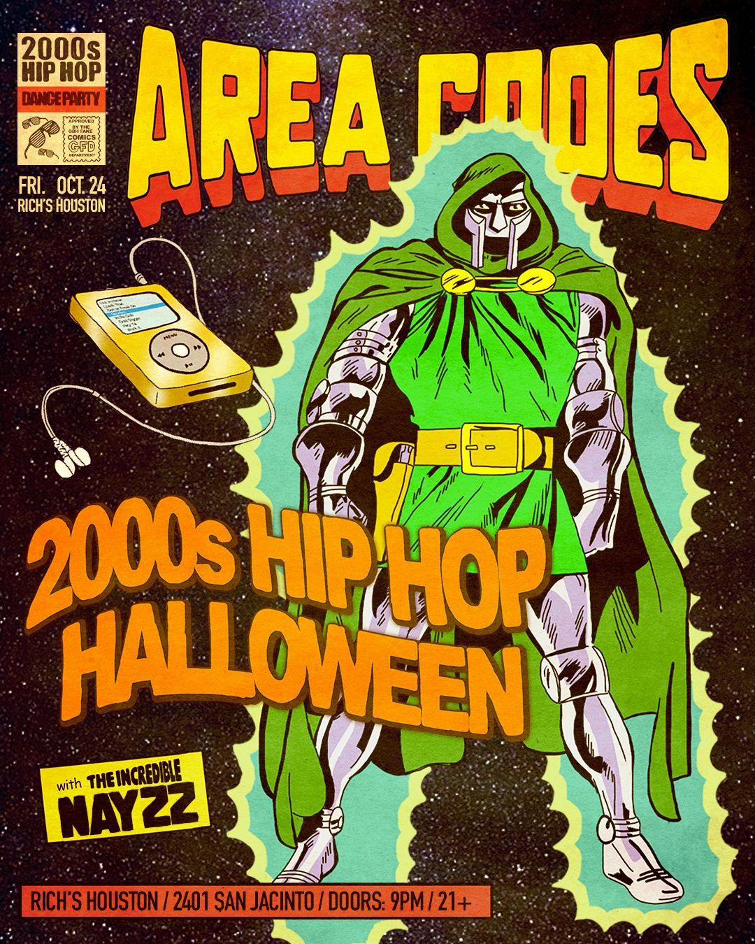 Area Codes: 2000S Hip Hop Halloween Party [Houston]
