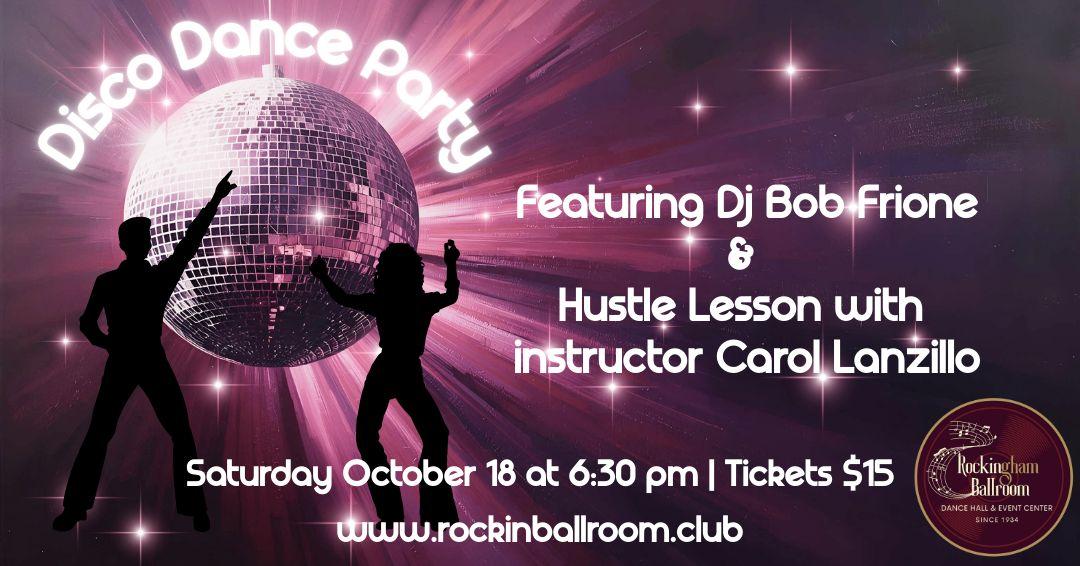 Disco And R And B Dance Party With Dj Bob Frione And Carol Lanzillo
