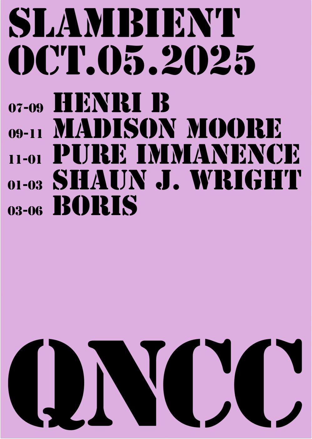 Qncc Presents: Slambient