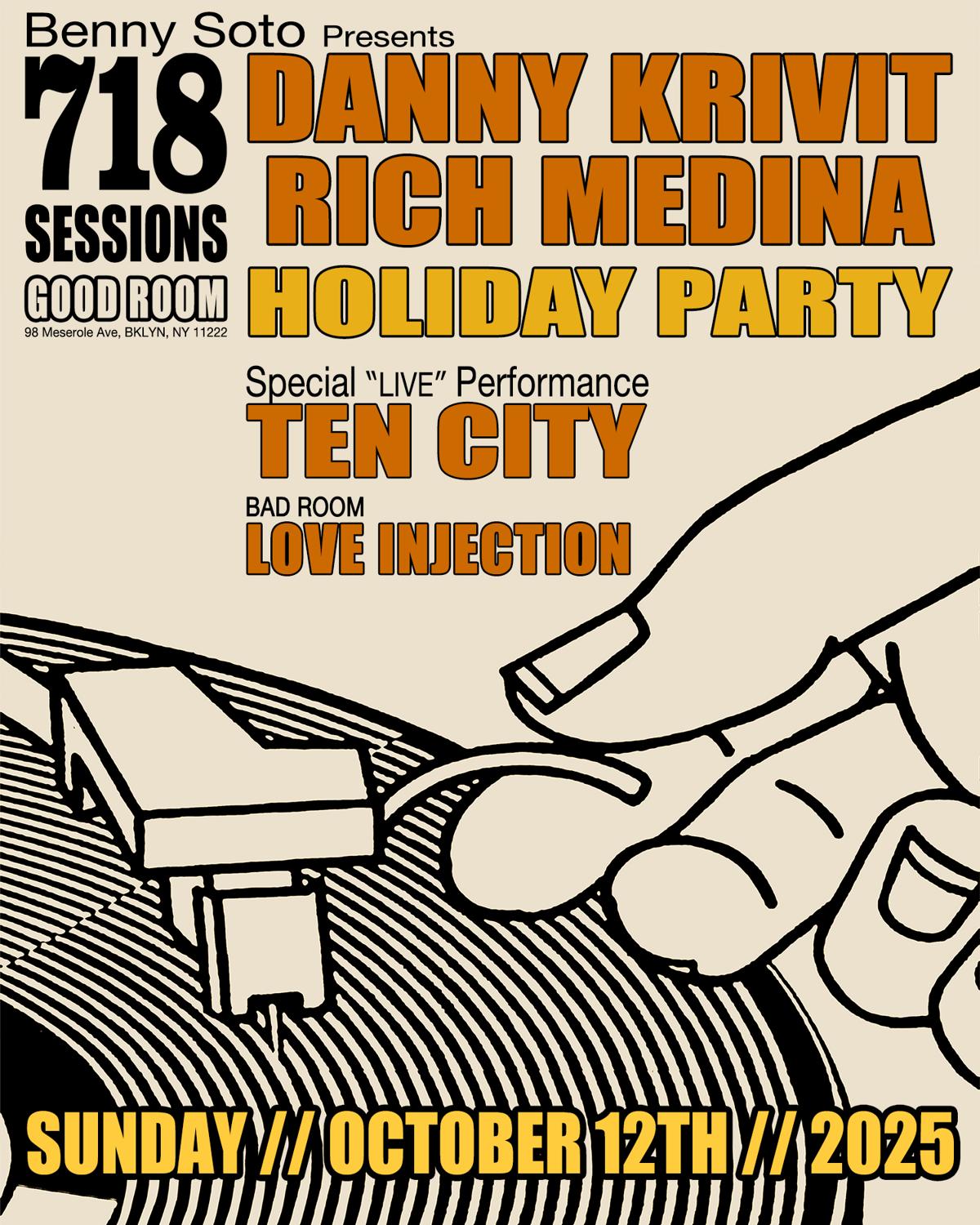 718 Sessions-Danny Krivit + Rich Medina + Love Injection + Ten City-Live