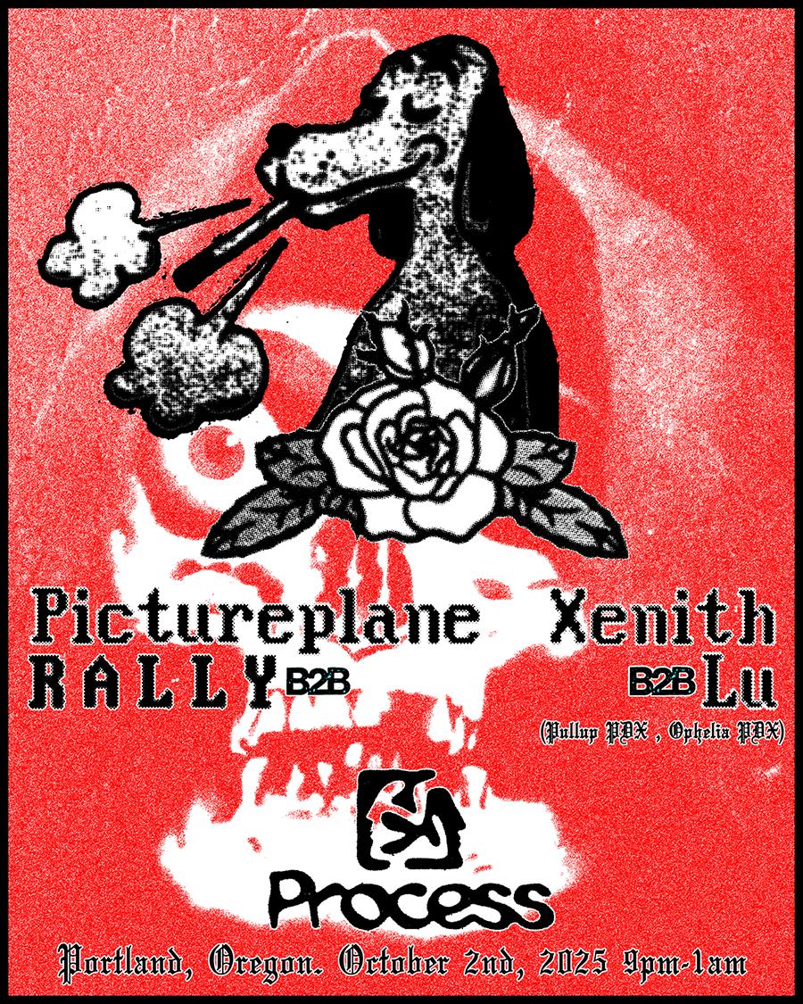Process Club Night With Pictureplane B2B R A L L Y, Xenith B2B Lu