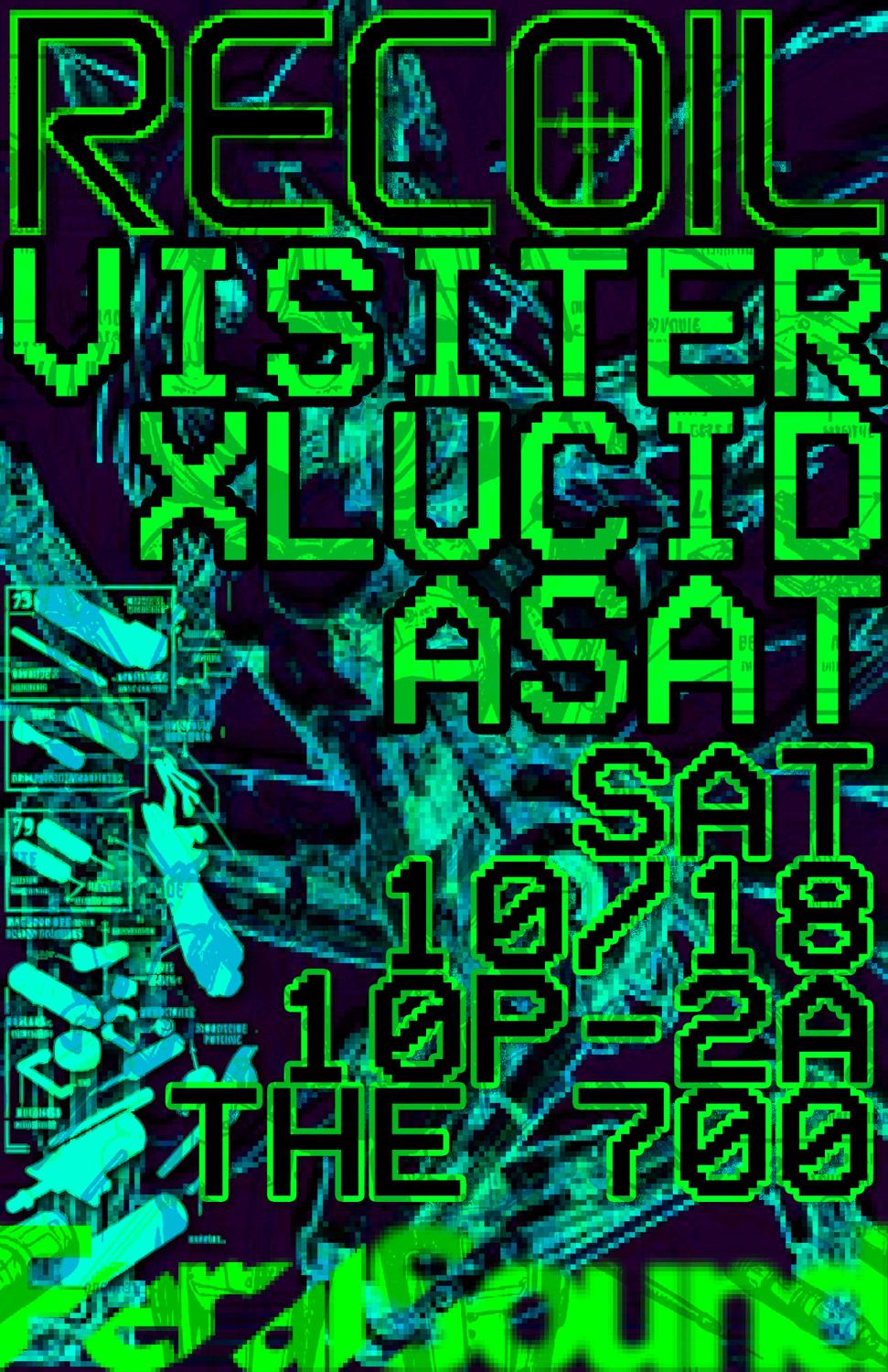 Recoil 15 - Visiter, Xlucid, Asat