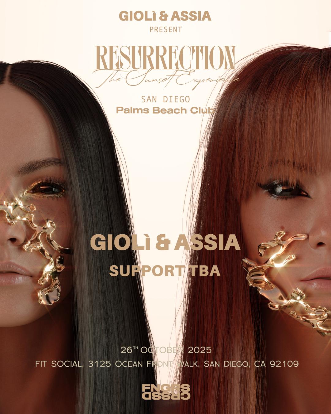 Fngrs Crssd Presents Palms Beach Club With Giolì & Assia