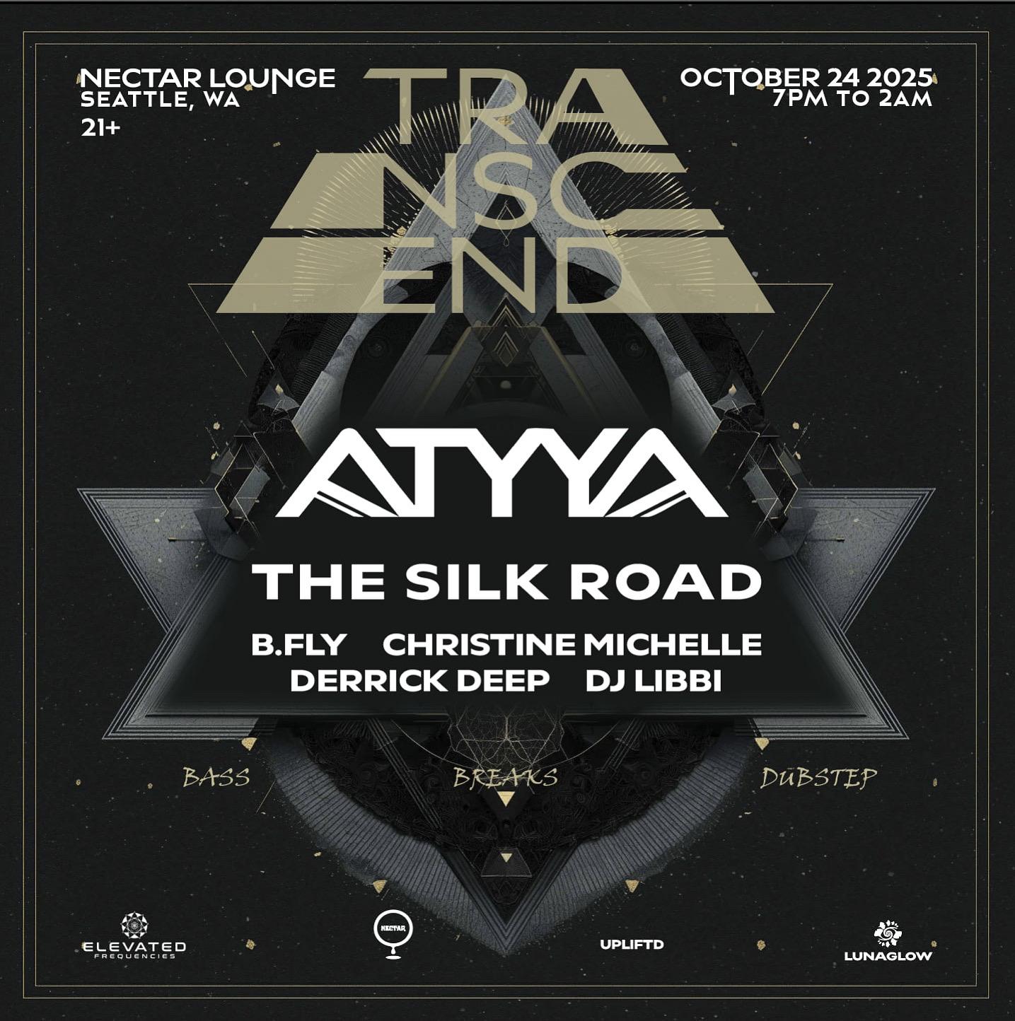 Transcend Feat Atyya + The Silk Road, B.Fly, Dj Libbi, Derrick Deep, Christine Michelle