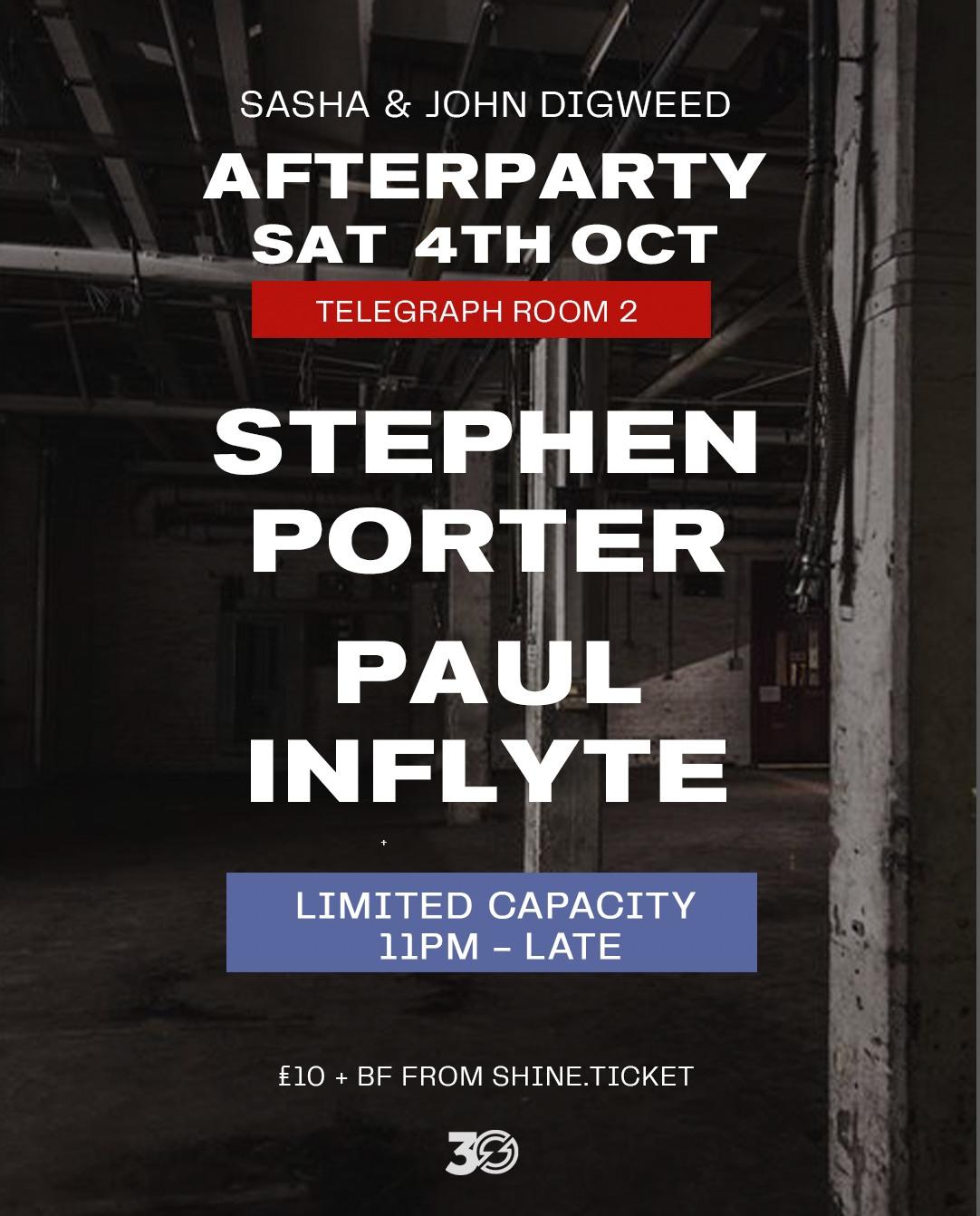 Sasha & John Digweed Afterparty Room 2 Tele - Stephen Porter & Paul Inflyte
