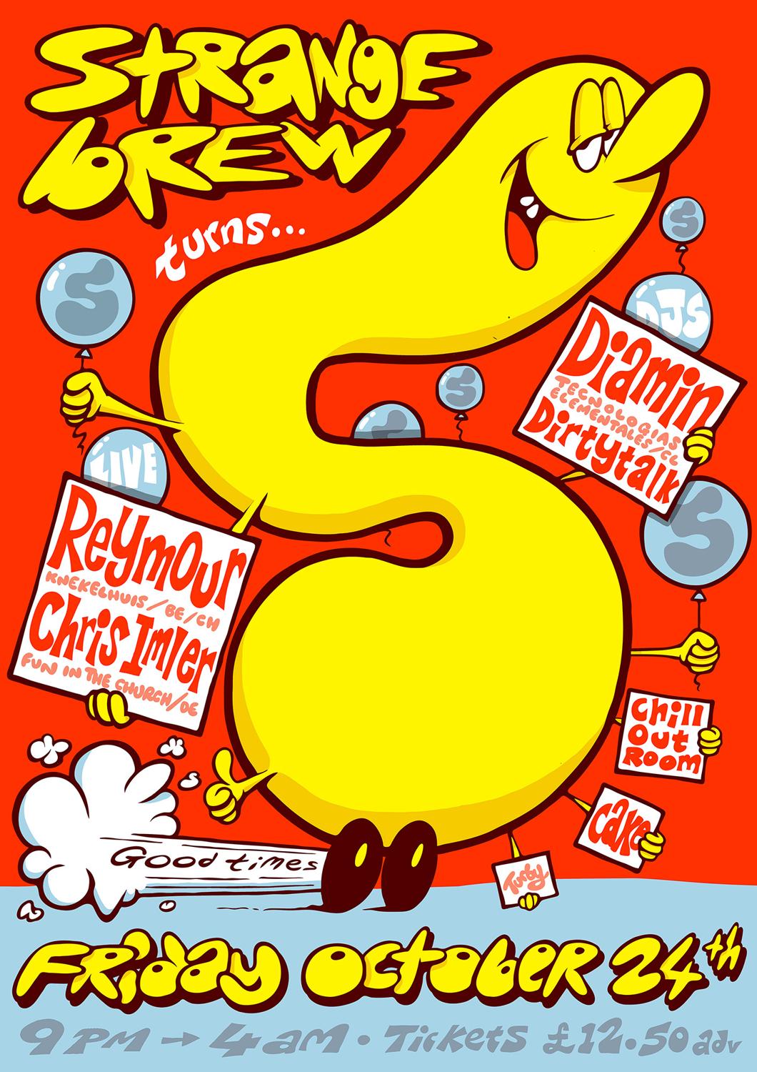 Strange Brew'S 5Th Bday: Diamin, Reymour, Chris Imler, Dirtytalk