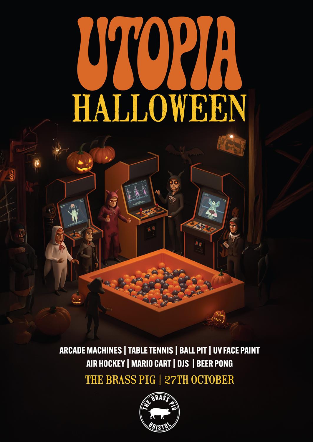 Utopia 27Th October - Halloween