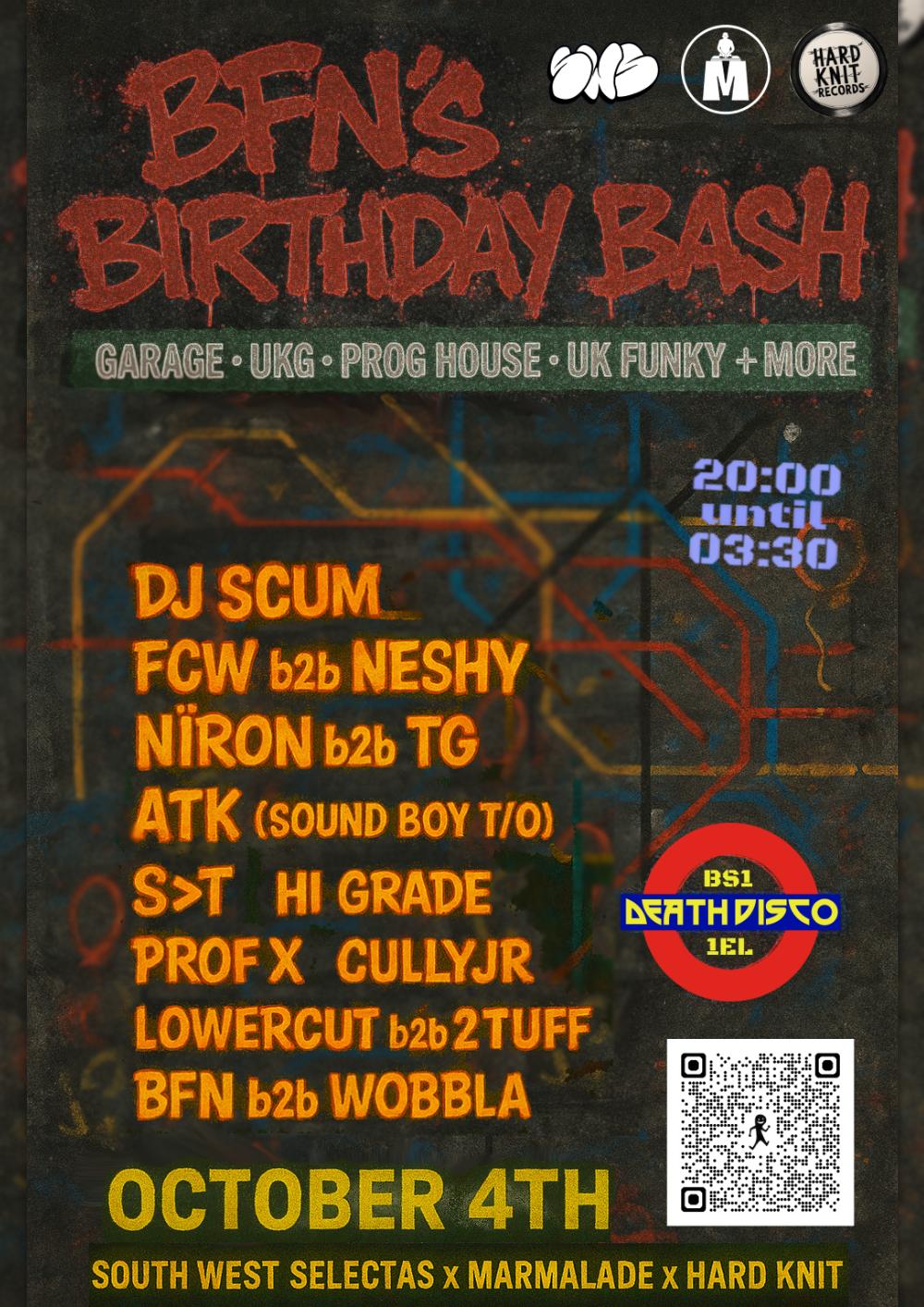 Sws X Hard Knit X Marmalade: Bfn'S Birthday Bash