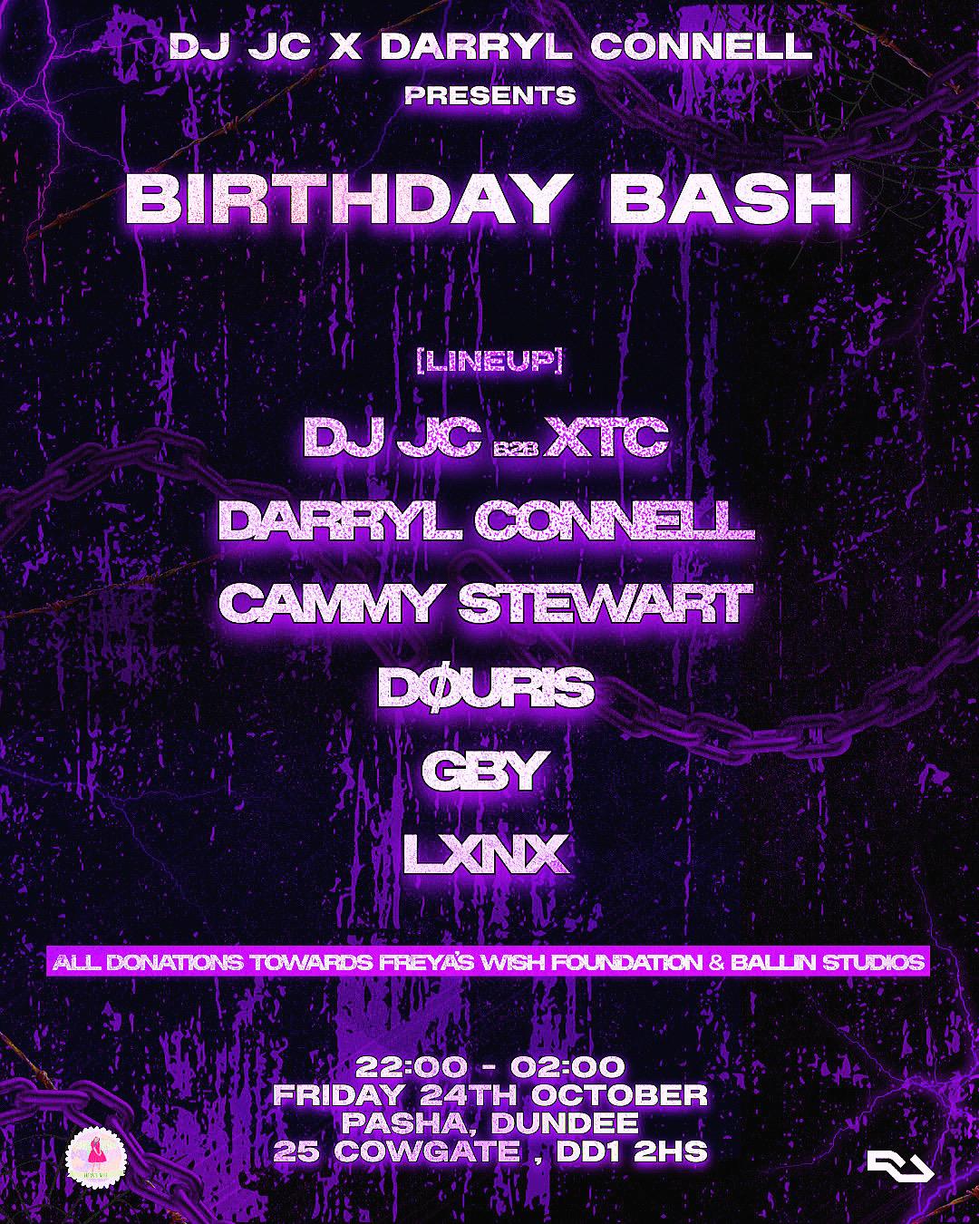 Dj Jc & Darryl Connell Birthday Bash