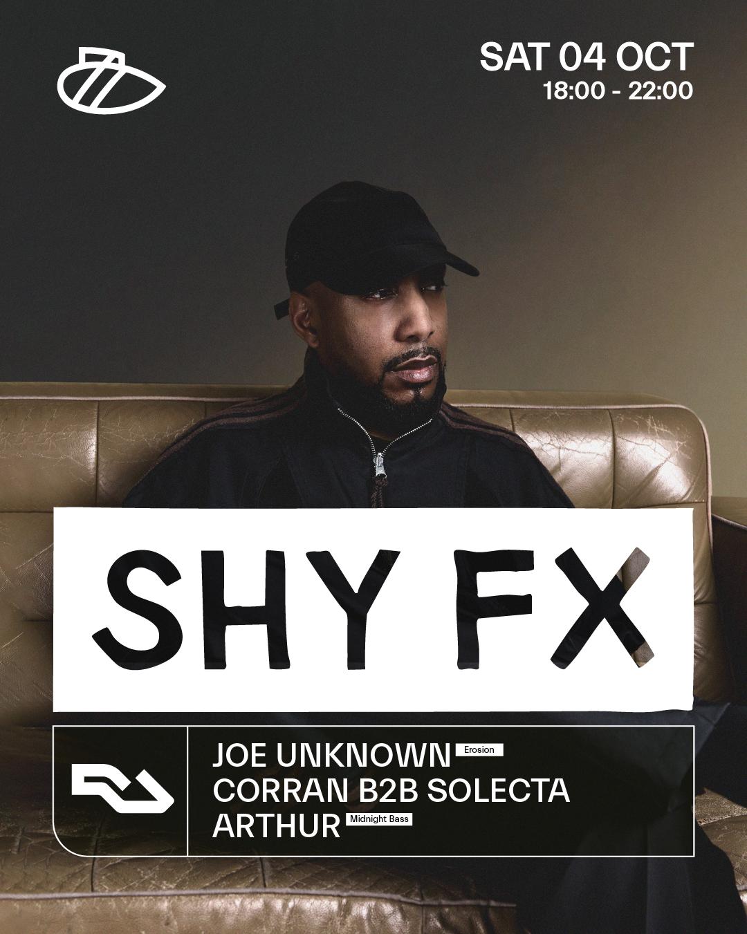 Sub Club X Midnight Bass: Shy Fx + Stamina Mc + Joe Unknown + Corran B2B Solecta (6Pm-10Pm)