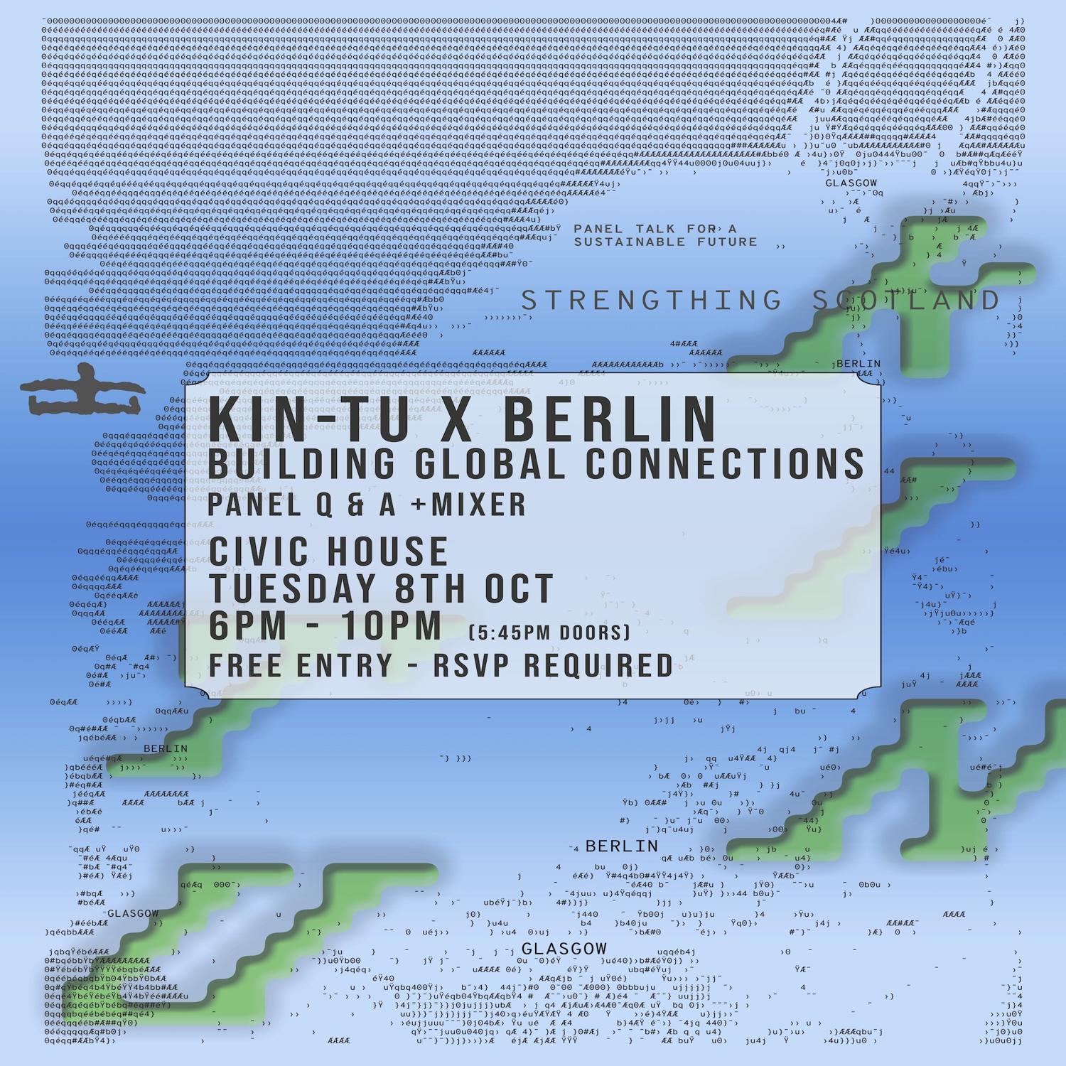 Kin-Tu X Berlin: Building Global Connections – Public Q&A + Mixer