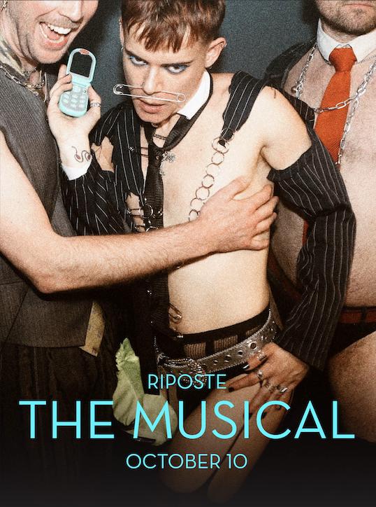 Riposte - The Musical. Queer Rave With 6 Rooms: 2 Dancefloors, 1 Performance Room, Check Below