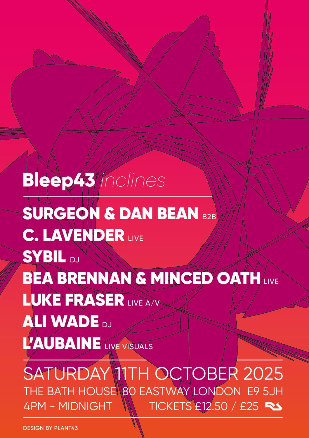 Bleep43 Inclines With Surgeon + Dan Bean, Sybil, C. Lavender, Bea Brennan + Minced Oath