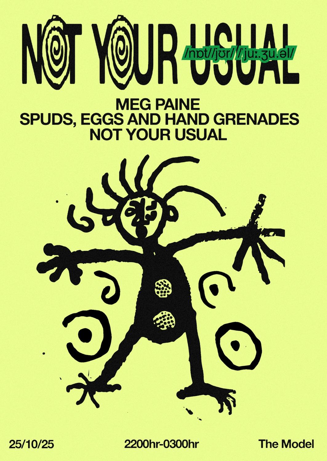 Not Your Usual With Meg Paine + Spuds, Eggs & Hand Grenades