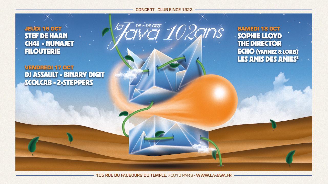 La Java 102 Ans: Dj Assault, Binary Digit & More