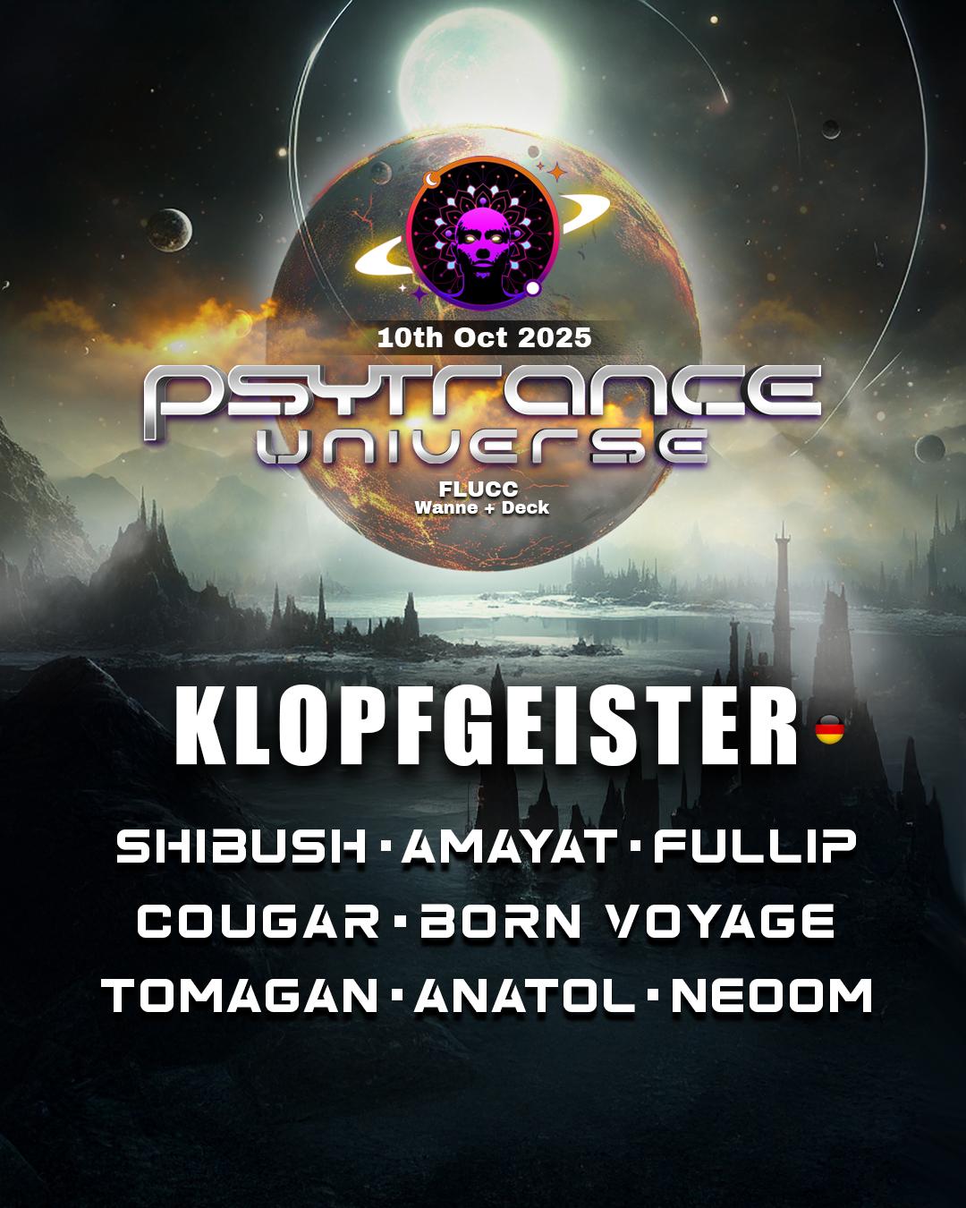 Psytrance Universe With Klopfgeister At Flucc