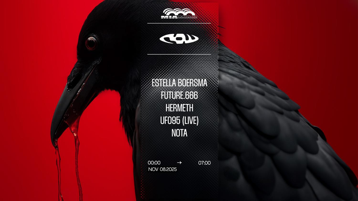Raw: Future.666, Estella Boersma, Ufo95 Live, Hermeth, Nota