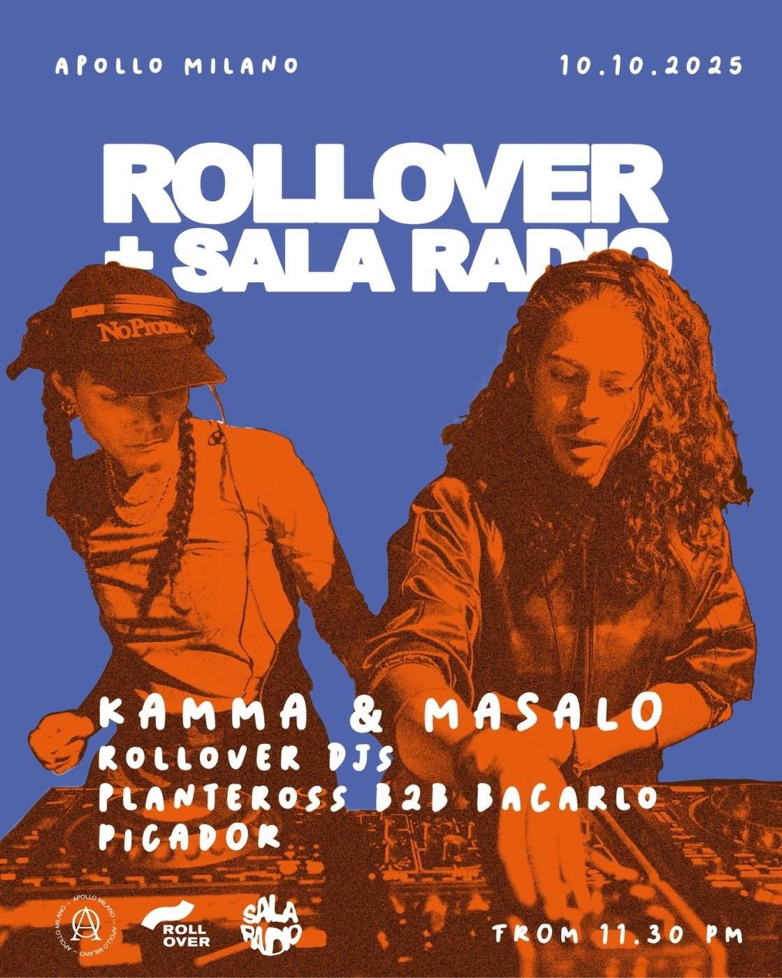 Rollover + Sala Radio With Kamma & Masalo