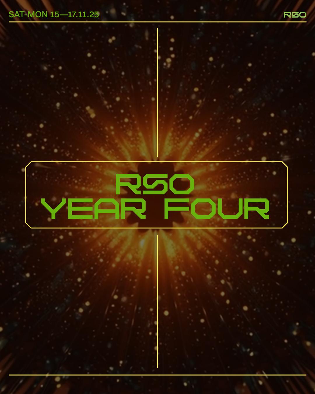 Rso Year Four W/ Donato Dozzy, Yanamaste, Elli Acula, Akua And Josey Rebelle