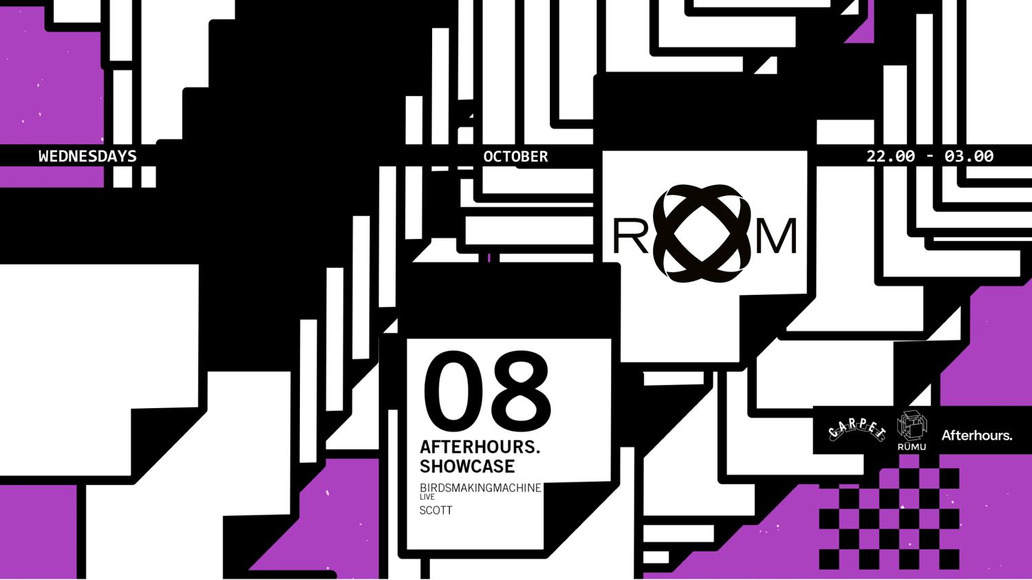 Room: Afterhours Showcase With Birdsmakingmachine (Live), Scott