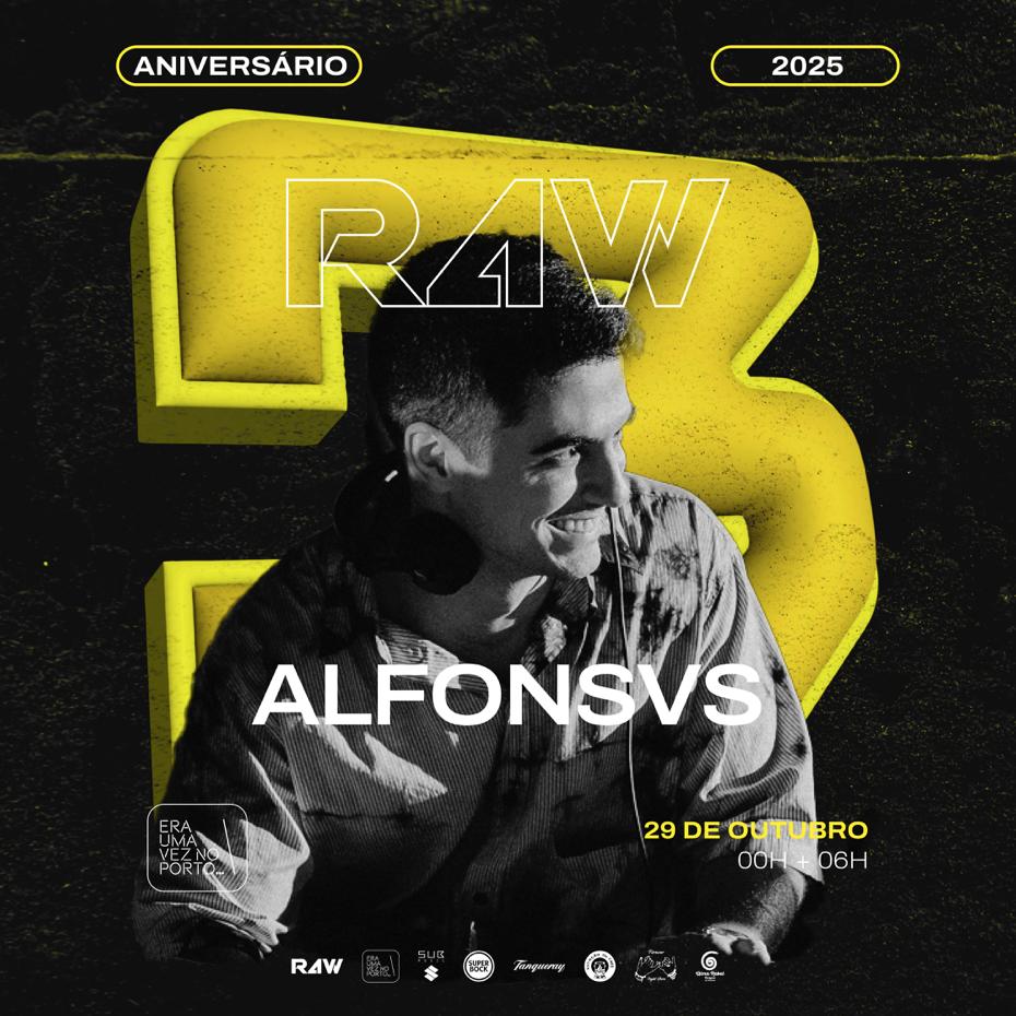 3 Aniversário R4W Pedro Tabuada Invites Alfonsvs, Carlos Regadas & Aikko