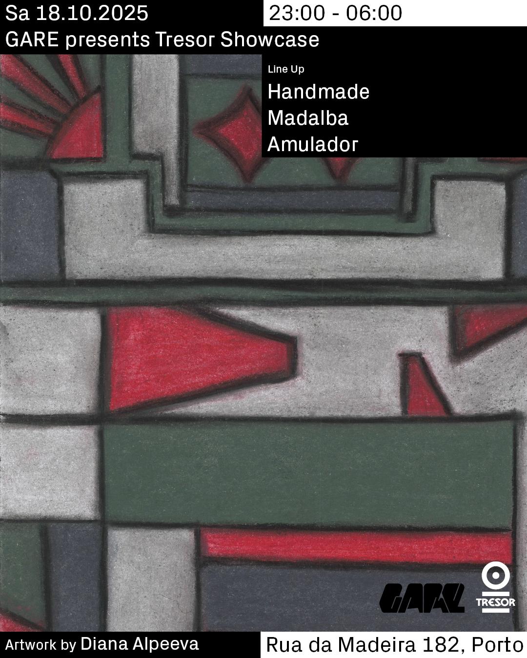 Tresor Berlin With Handmade, Madalba, Amulador
