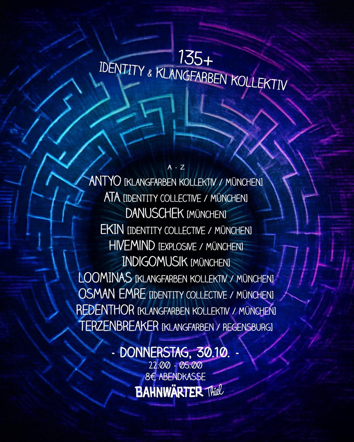 135+ Mit Identity & Klangfarben Kollektiv | Bahnwärter Thiel