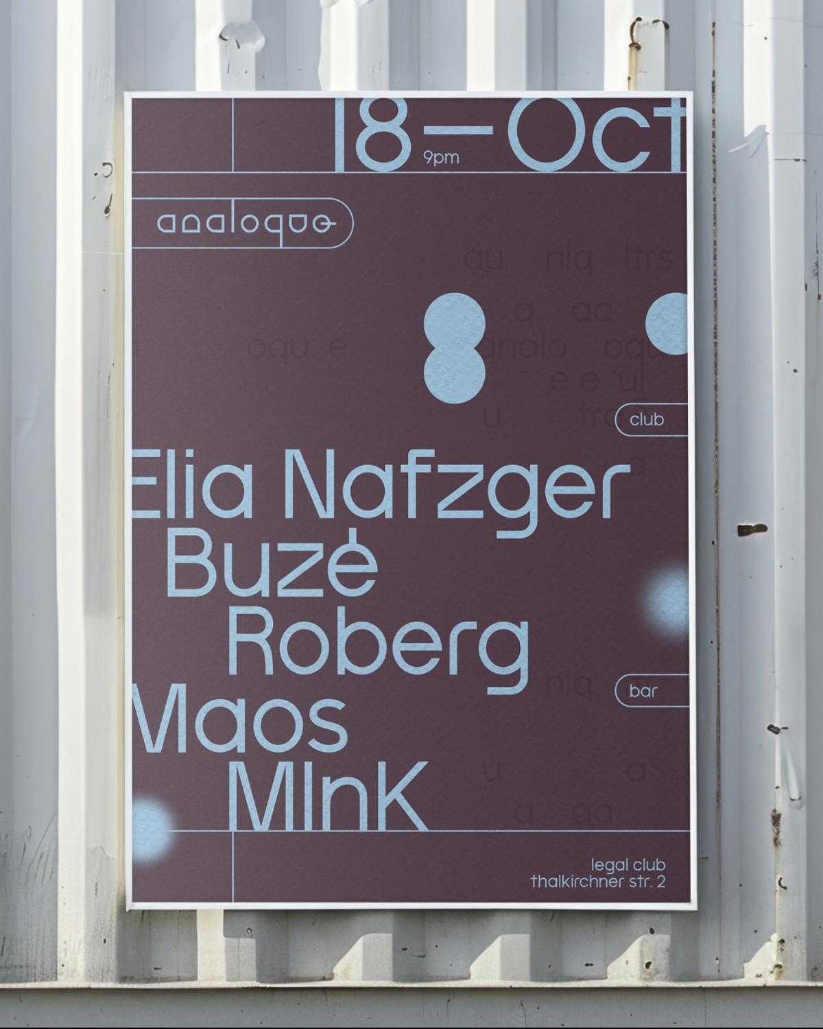 ••• Analoque W/Elia Nafzger