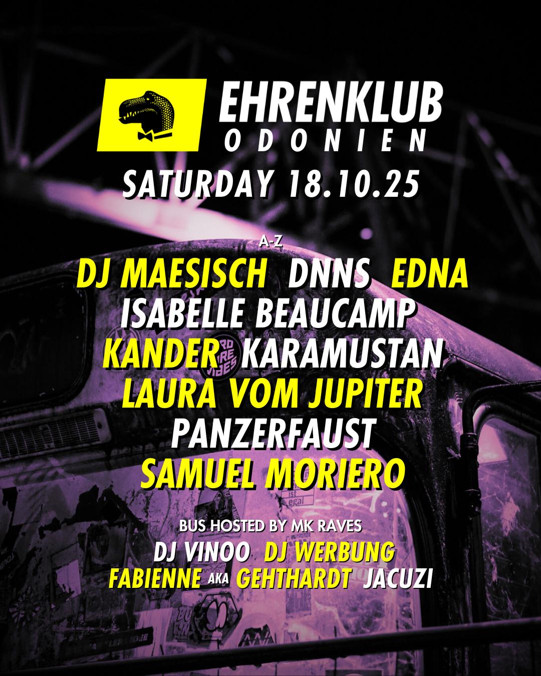 Ehrenklub In Odonien #23 Mit Dnns, Isabelle Beaucamp, Kander, Samuel Moriero Uvm