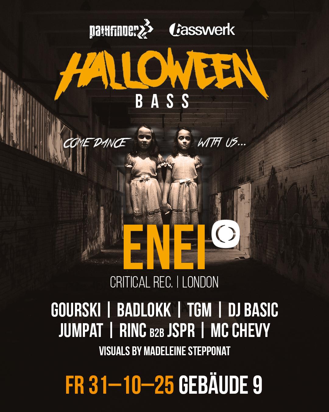 Pathfinder & Basswerk Pres. Halloween Bass Feat. Enei (Critical - London/Uk)