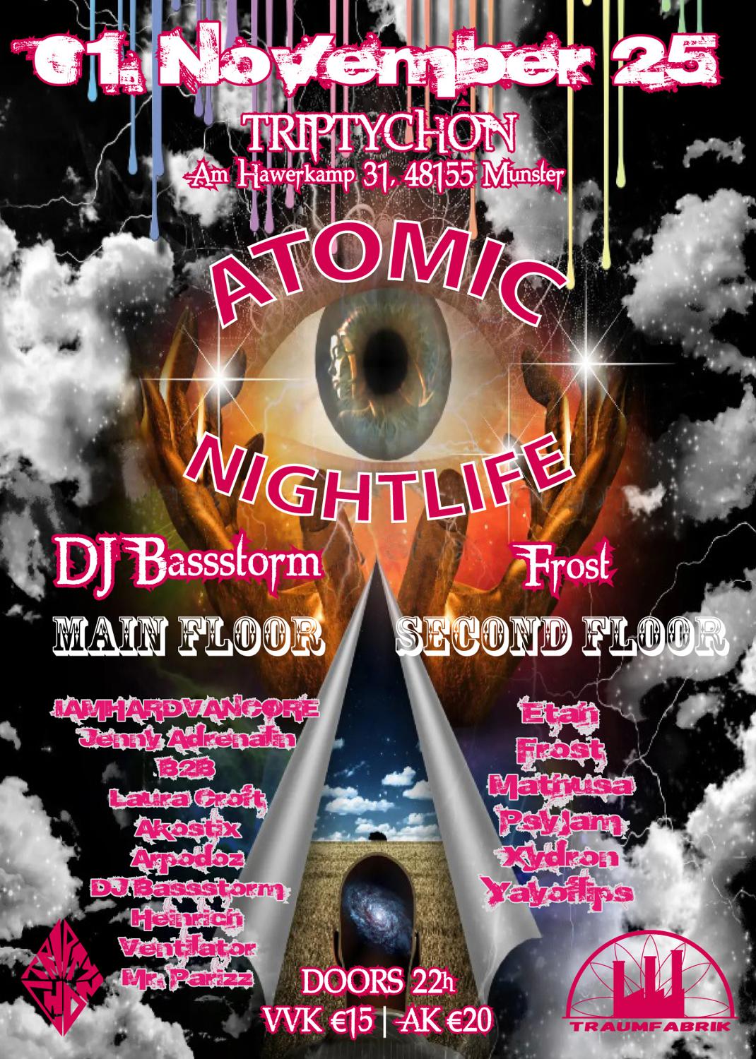 Atomic Nightlife Hardtechno Meets Goa Proggy Psy