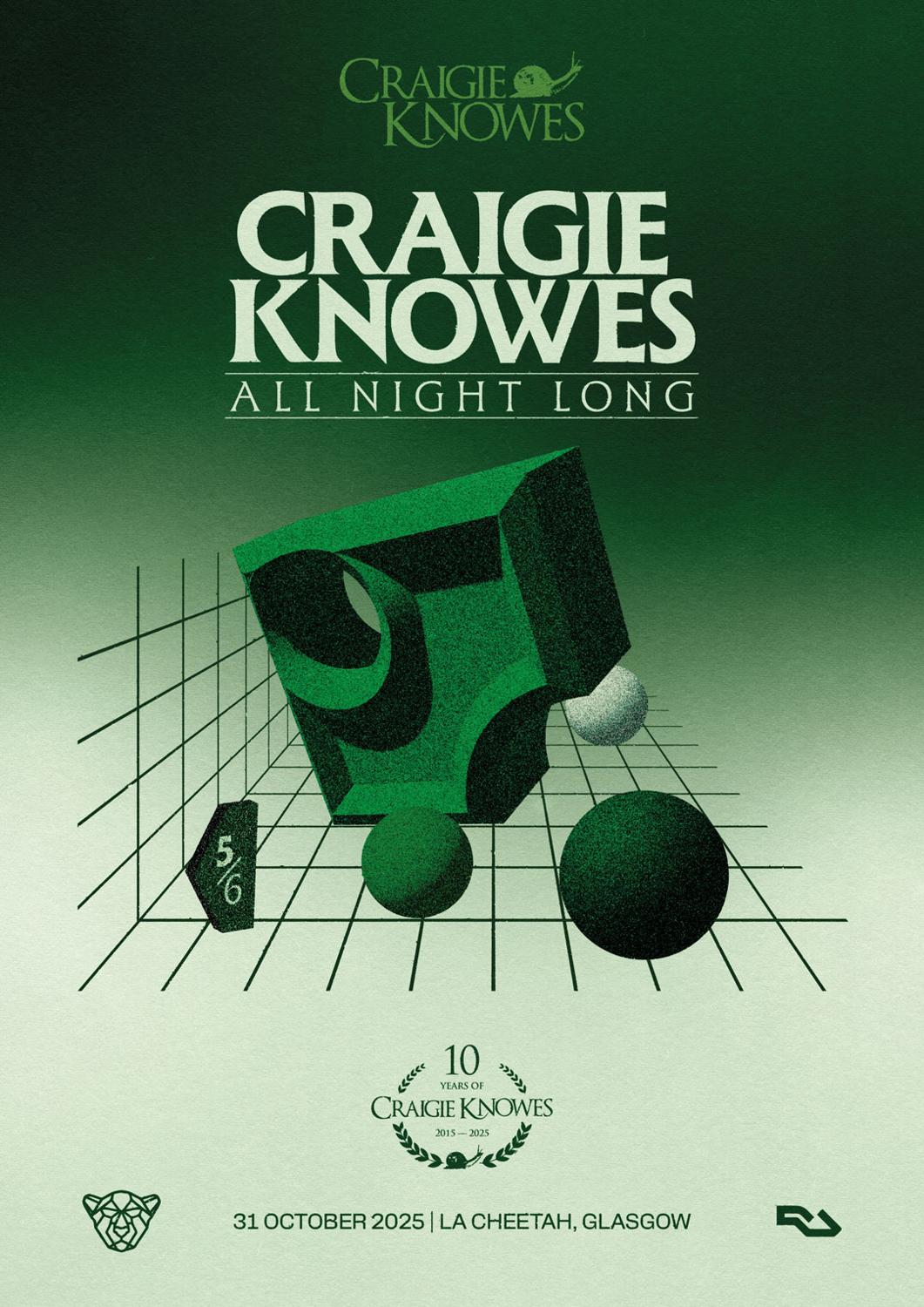 Craigie Knowes: All Night Long Halloween Party