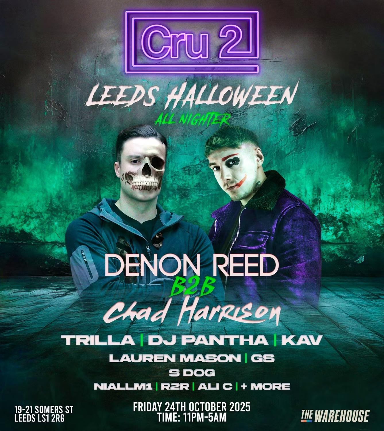 Cru2: The Leeds Halloween All Nighter