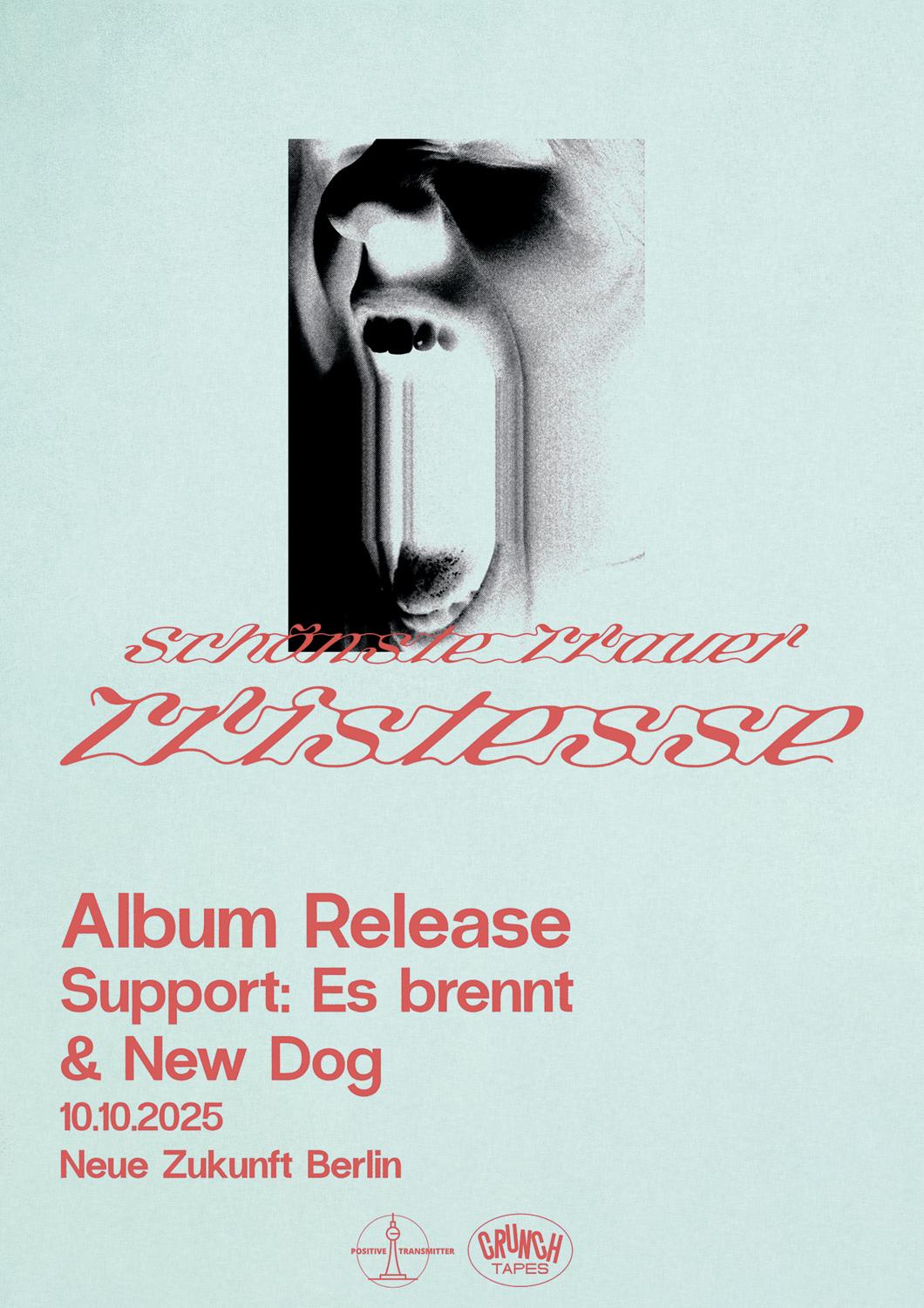 Tristesse (Album Release Party) + Es Brennt, New Dog (Us)