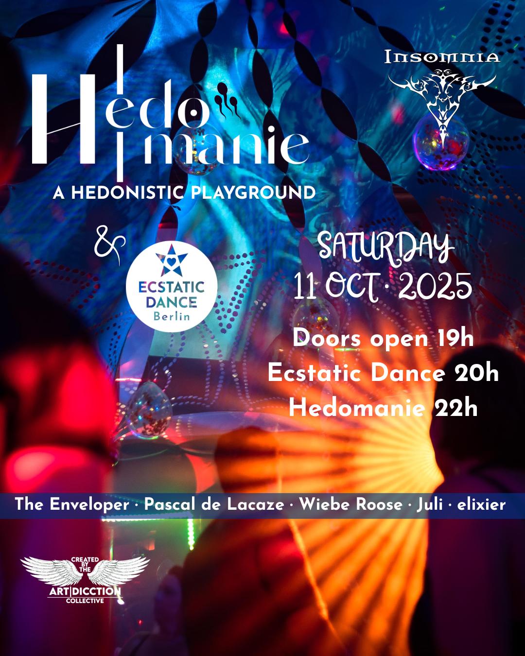 Hedomanie Invites Ecstatic Dance With Pre Party