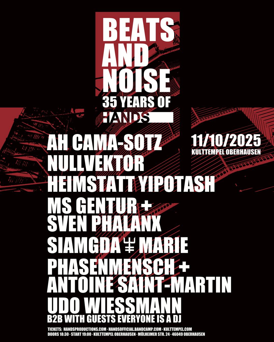 Beats And Noise . 35 Years Of Hands